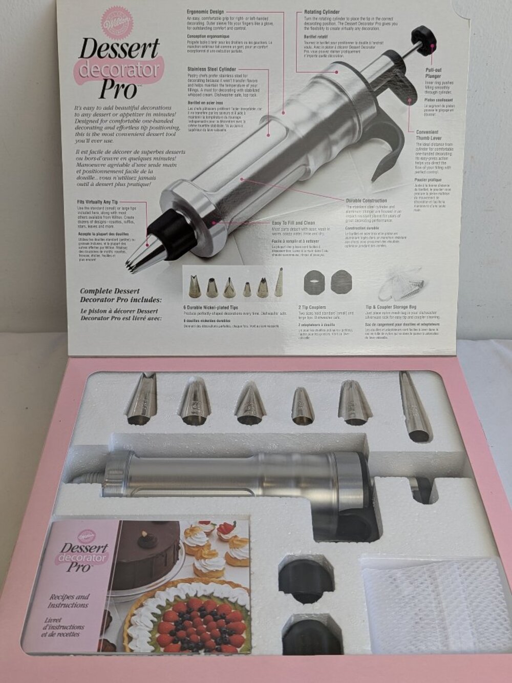 Wilton Dessert Decorator Pro Stainless Steel Icing and Food Decorating Set